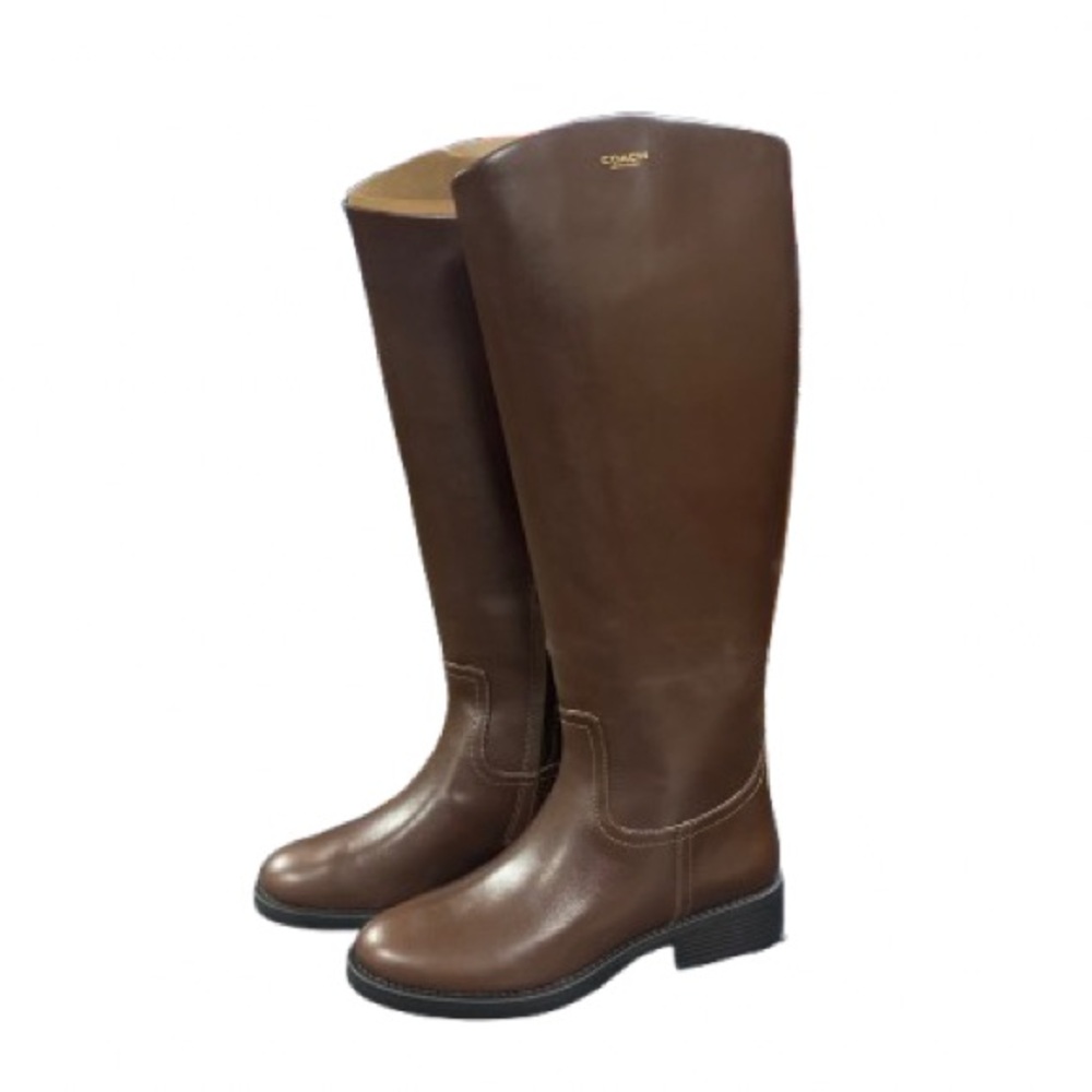 COACH Brown Leather Knee-High Boots
Women's Park Tall Round Toe Boots - Picture 10 of 15
